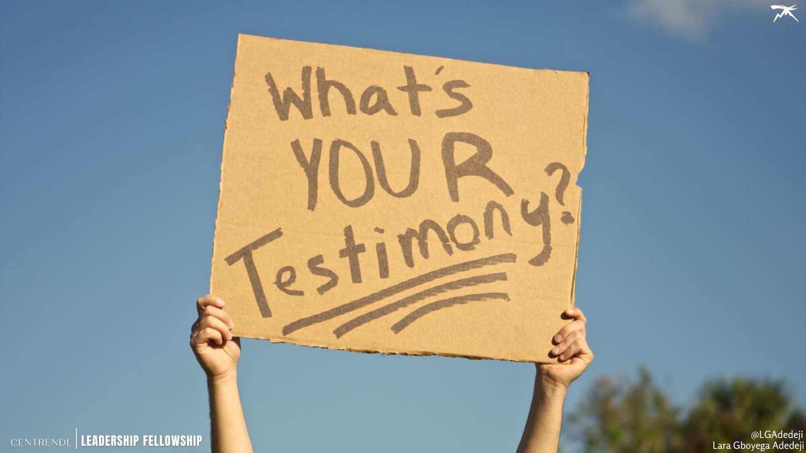 My Testimony