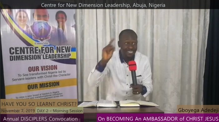 On BECOMING An AMBASSADOR of Christ Jesus