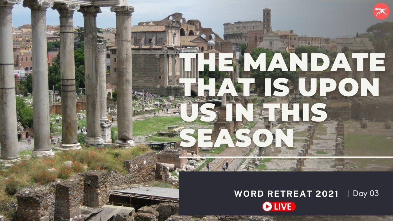 REBUILD, REPAIR & RESTORE: The MANDATE That Is Upon Us In This SEASON