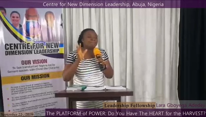 The PLATFORM of POWER: Do You Have The Heart for the HARVEST?