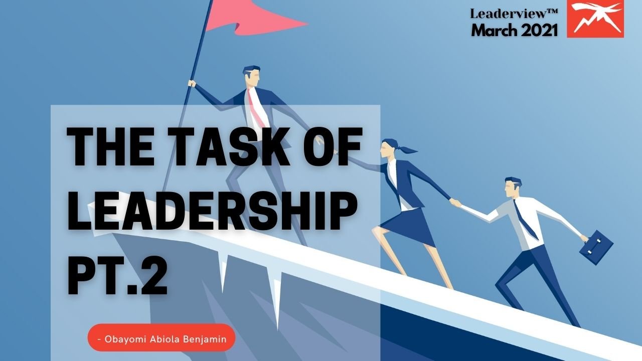 The TASK of Leadership Pt. 2