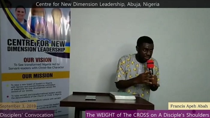 The WEIGHT of The CROSS On The Shoulders of A Disciple