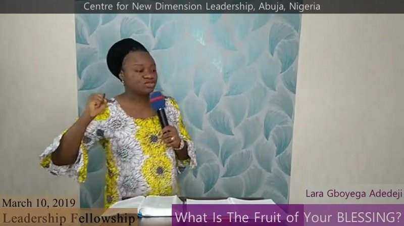 What Is The Fruit of Your Blessing?