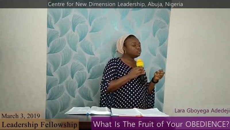 What Is The Fruit of Your Obedience?